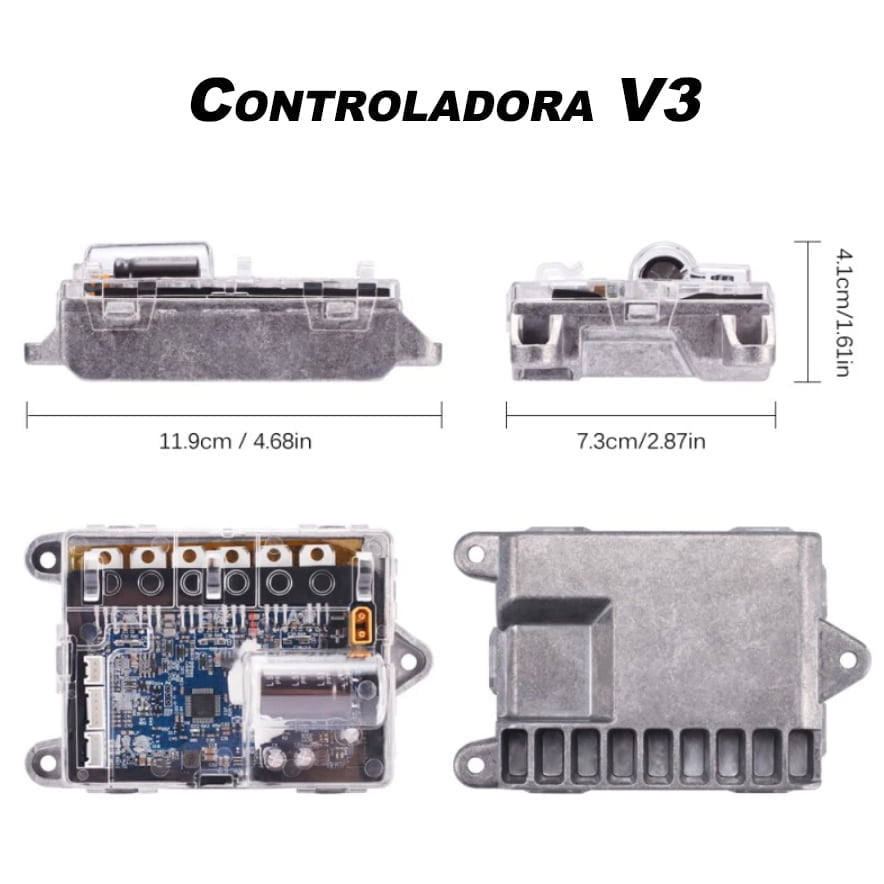 Centralita para el patinete marca Xiaomi con control de crucero, nueva versión reforzada y mejorada 3.0