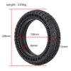 Maciza rueda 9x2 offroad