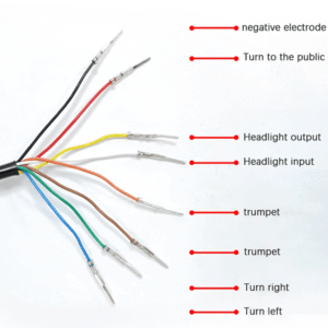 Interruptor de luz de bicicleta eléctrica