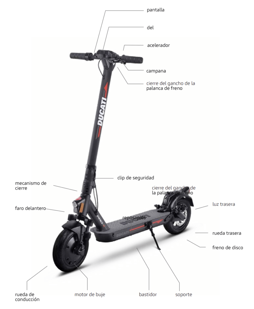 patinete ducati pro II