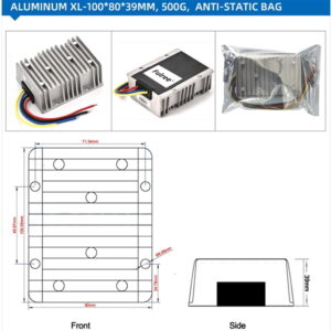 convertidor DC 30-90 12V 10A