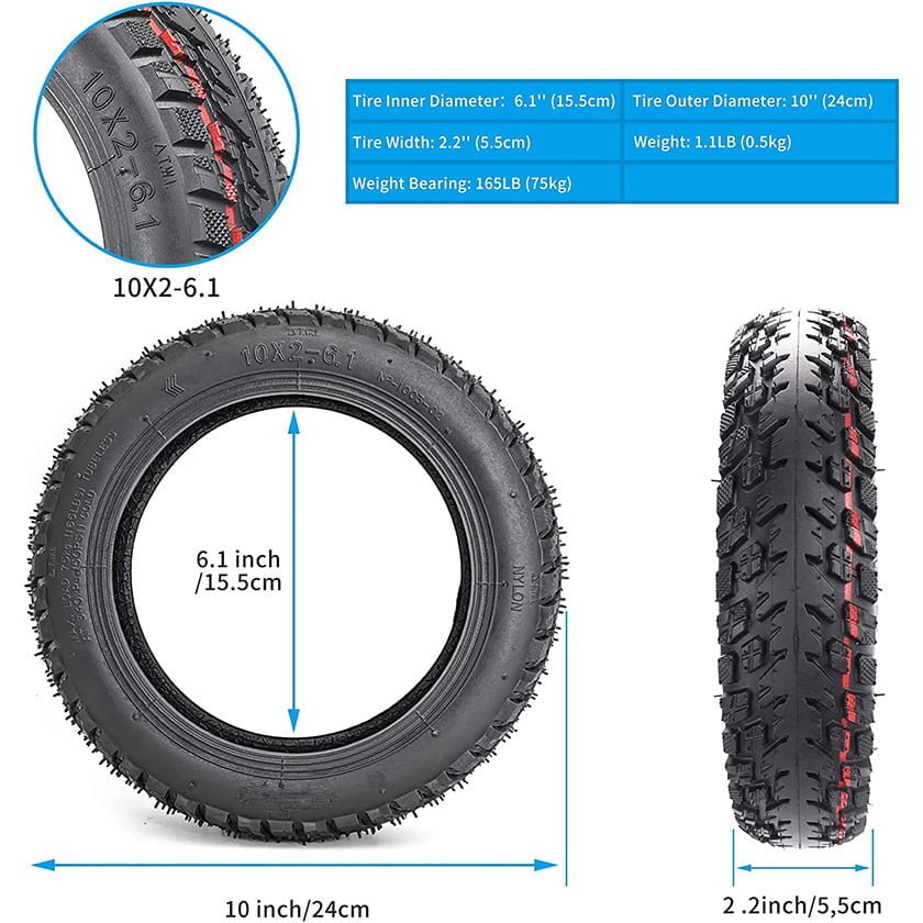 rueda 10x2 6.1 offroad xuancheng
