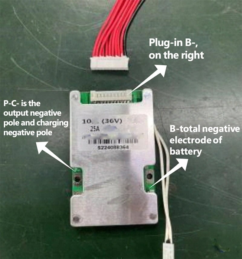 BMS 10S 36V 20A Controlador de Carga