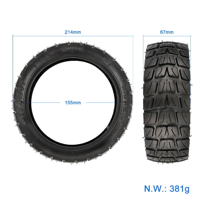 rueda 8.5x3-6.1 offroad para patinete