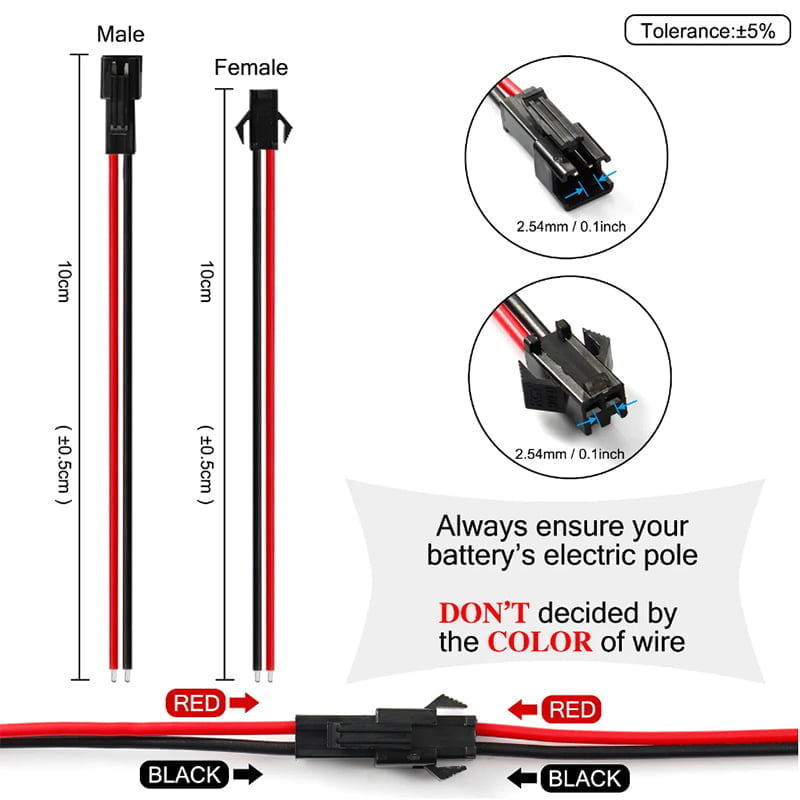 conector de cable jst sm_ Cable conector de 20AWG para JST SM