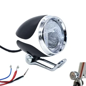 Luz delantera LED universal para patinete eléctrico, faro delantero de 24V, 36v y 48V
