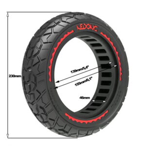maciza 9,5x2,5 offroad roja