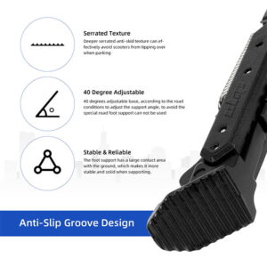 Pata de cabra ajustable para Xiaomi M365/Pro /Pro2/1S/MI3 (Negro)