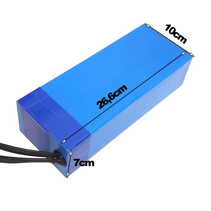 bateria 13a crossover dual medida Bateria 13Ah crossoverdual