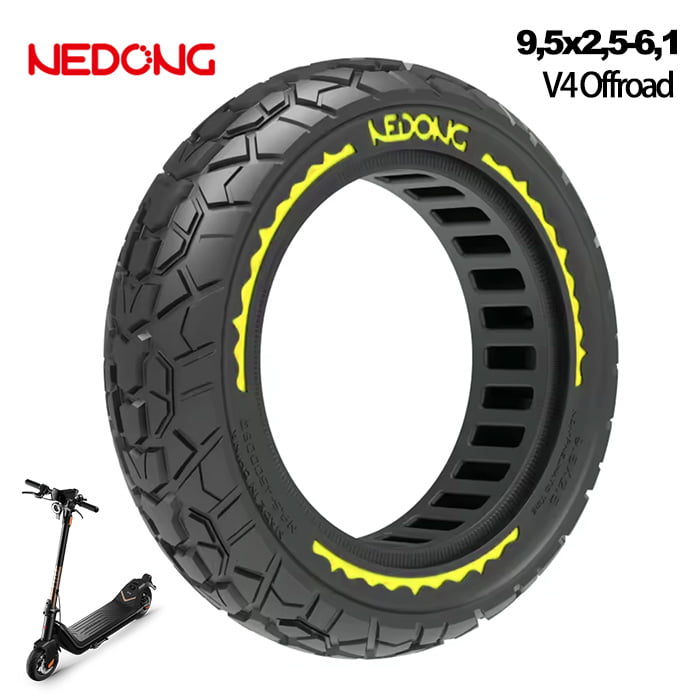maciza 9,5x2,5 offroad amarilla maciza 9,5x2,5 offroad amarilla