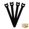 bridas del velcro reutilizable negro bridas del velcro reutilizable negro