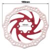 disco 160mm rojo medida disco de freno 160mm rojo