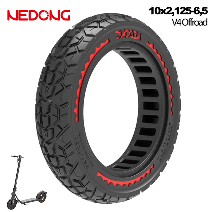 maciza 10x2,125-6,5 roja offroad
