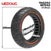medida maciza 10x2,5 6,5 offroad roja