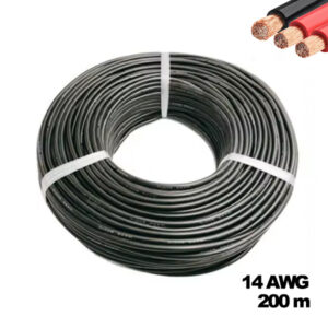 cable 14awg 200m negro