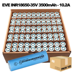 pack 100 eve 18650 35v