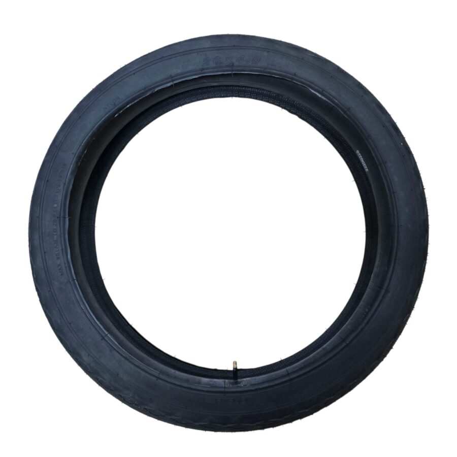 26*4 Neumático 26x4.0 Con una cámara de aire Negro