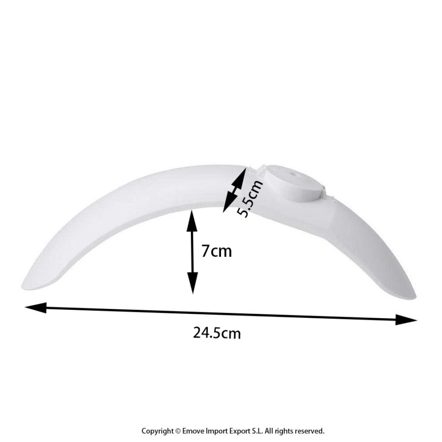 1314-RMR-020-Guardabarro-Delantero-Blanco-para-Patinete-Xiaomi-M365-Pro Guardabarros Patinete Xiaomi Delantero