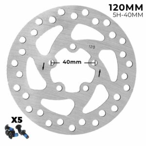 1616-RMR-050-Disco-de-freno-120mm-Xiaomi-Redondo-5H-40MM-1-1 Disco de Freno 120mm Para Xiaomi 5 Agujeros