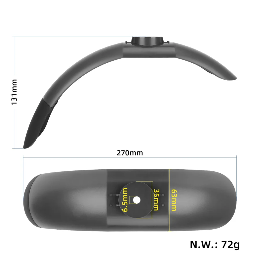 483-RMR-021-Mi4Pro-Guardabarros-delantero-para-Xiaomi-MI4-PRO-2 Guardabarros delantero para Xiaomi scooter 4 Pro