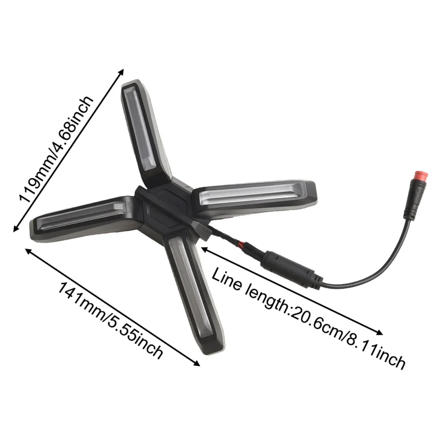S803709e4cccc4a30b9976ca26d039b91o Luces (tipo X) para Segway Ninebot ZT3 Pro