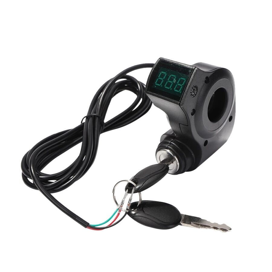 Llave de contacto con Voltímetro con conector SM