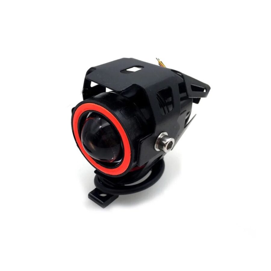 Luz faro U7 LED ANGEL (12-60V) - Claxon integrado