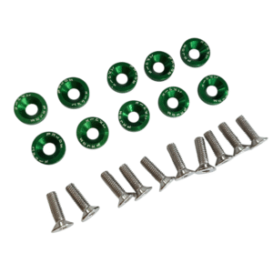 145-RME-004A4-Arandela-Tornillo-de-Aluminio-Verde-Pack-10-unidades- Arandela Tornillo de Aluminio Verde (Pack 10 unidades)