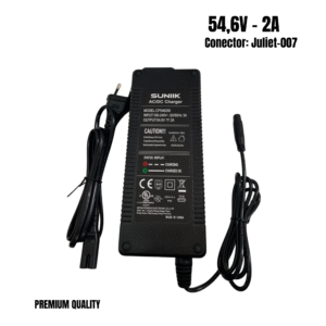 Cargador 48V [Salida 54,6V] - 2A [Conector Juliet] - PREMIUM QUALITY