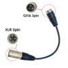 h-47xlr-3pin Cable conversor GX16 a XLR 3 Pines