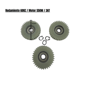 1 Rodamiento 608Z / Motor 550W / 36T