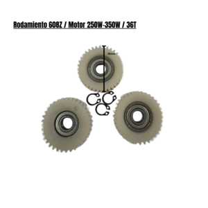 2 Rodamiento 608Z / Motor 250W-350W / 36T