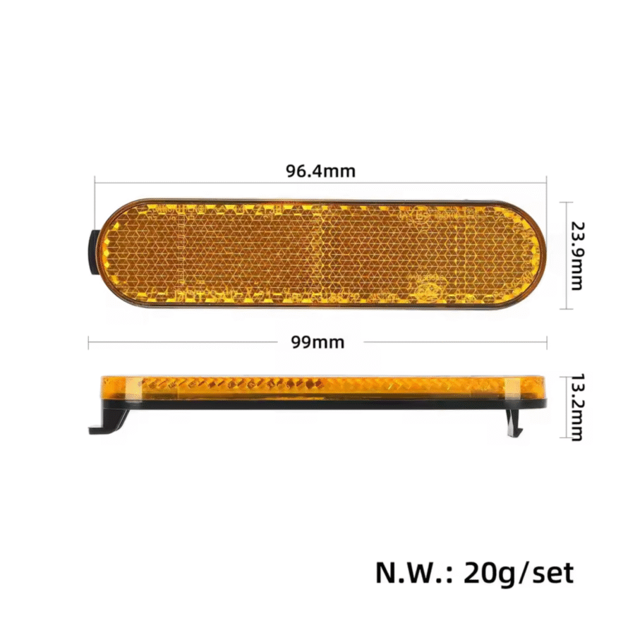 Tira reflectante para Xiaomi Mi5 / Mi5 Pro / Mi5 Max [2 unidades]