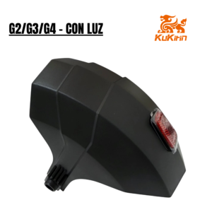 Guardabarros trasero para Kukirin G2 / G3 / G4 - Incluye Luz