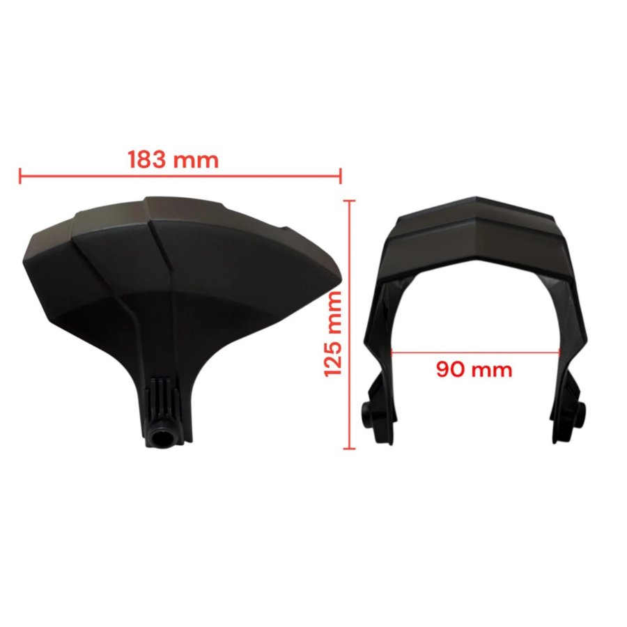5 Guardabarros trasero para Kukirin G2 / G3 / G4 - Incluye Luz