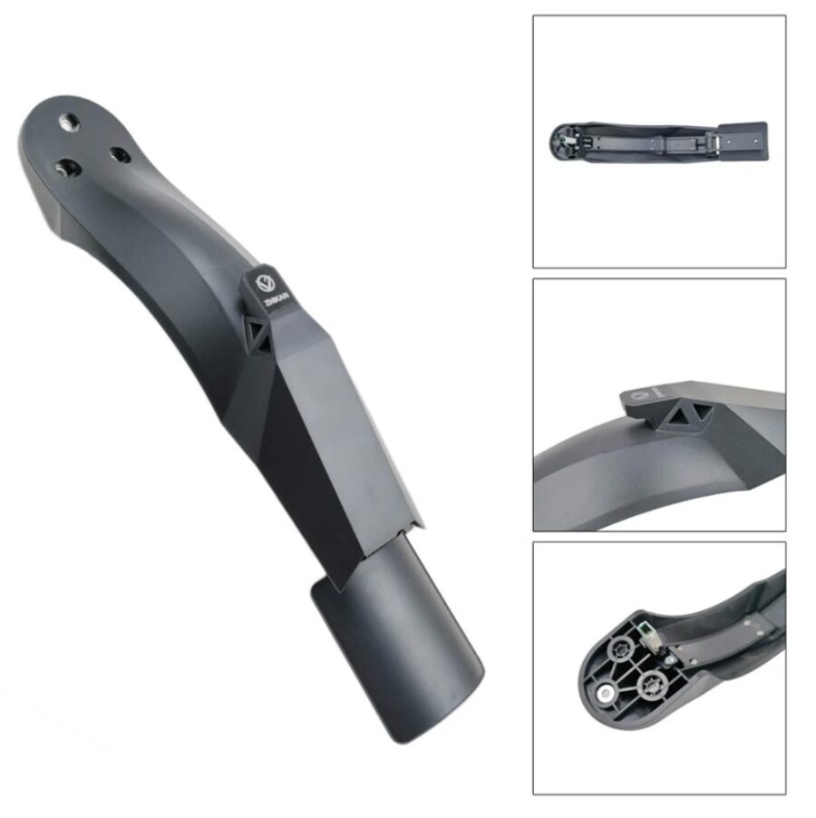 Guardabarros corto con matricula para patinete – pa color: negro