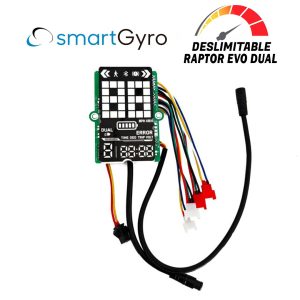 195-SR-EVO-001-Display-Smartgyro-Raptor-EVO-Dual-Deslimitado-40Km-h- Display smartGyro Raptor Dual Evo