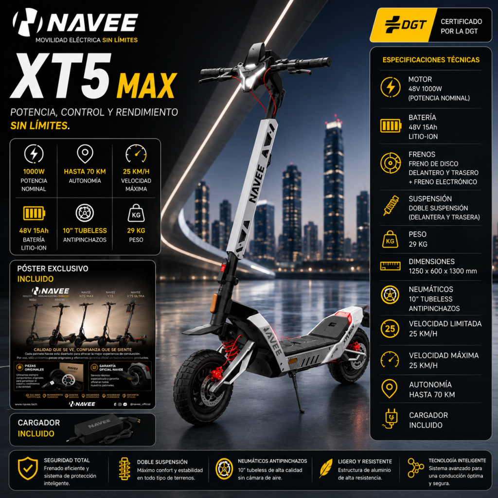 Navee XT5 Max – Homologado DGT