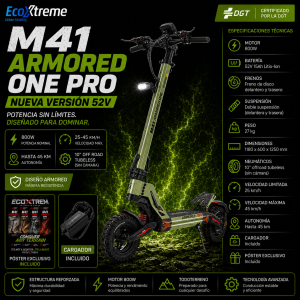 Ecoxtrem M41 Armored One Pro - Green Edition