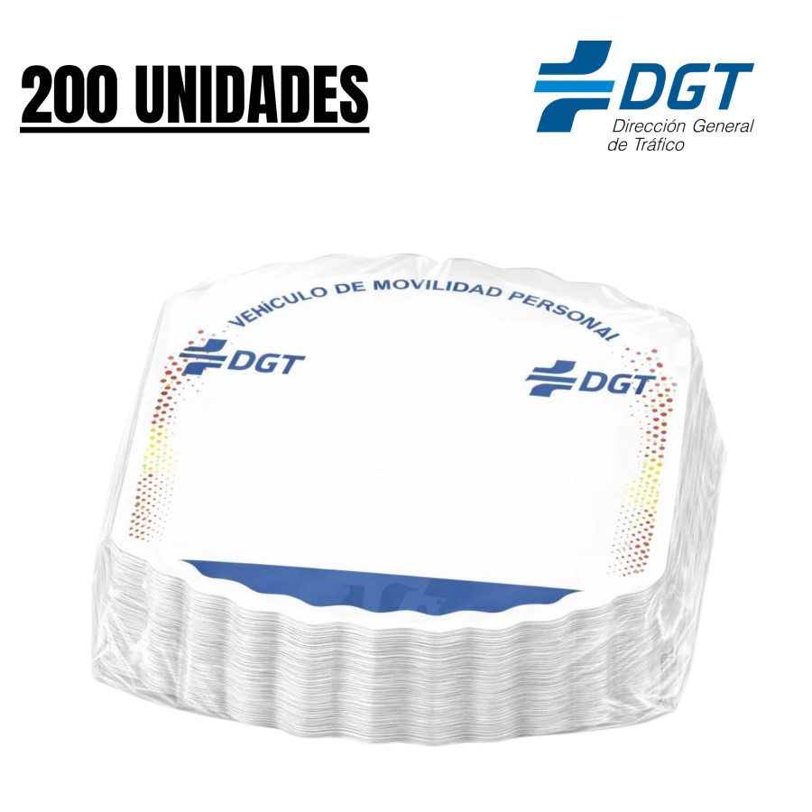 Matriculas DGT - 200 Uds