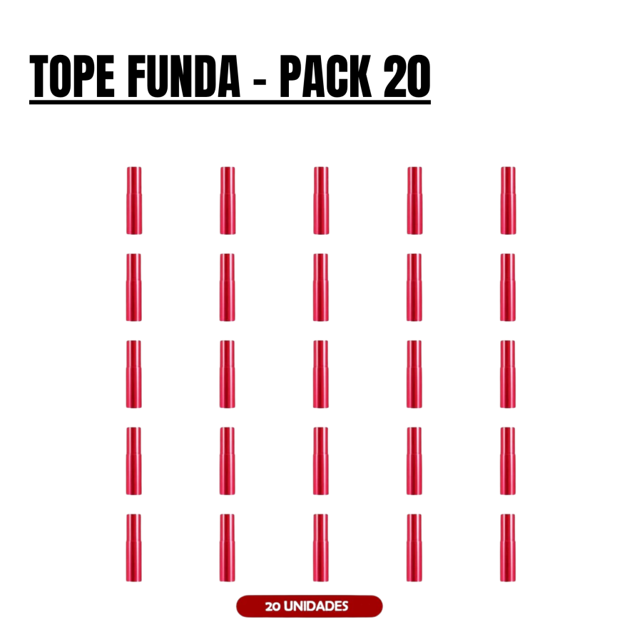 Tope para funda – Color rojo [20uds]