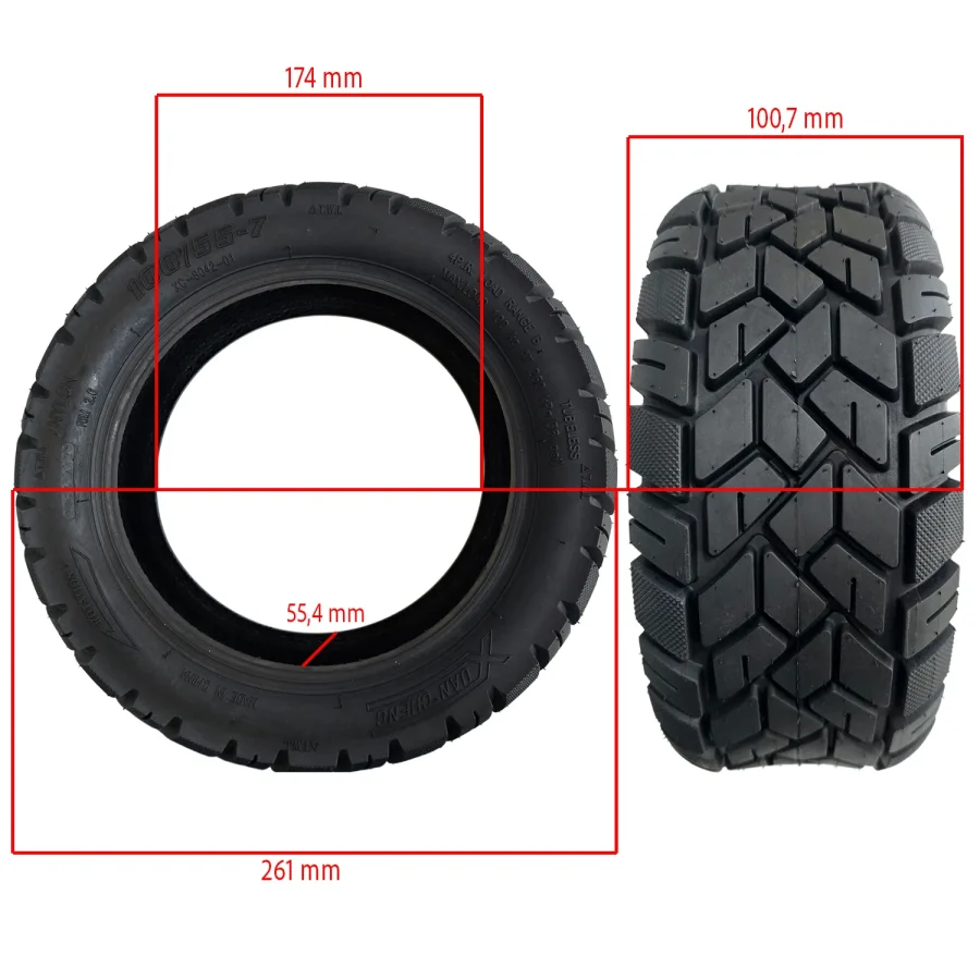 Neumático 100/55-7 Offroad [Xuancheng]