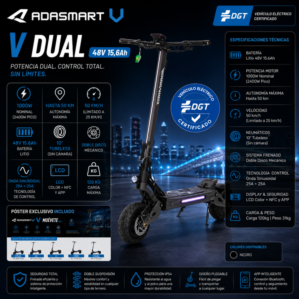 Adasmart V Dual 48v 15,6Ah