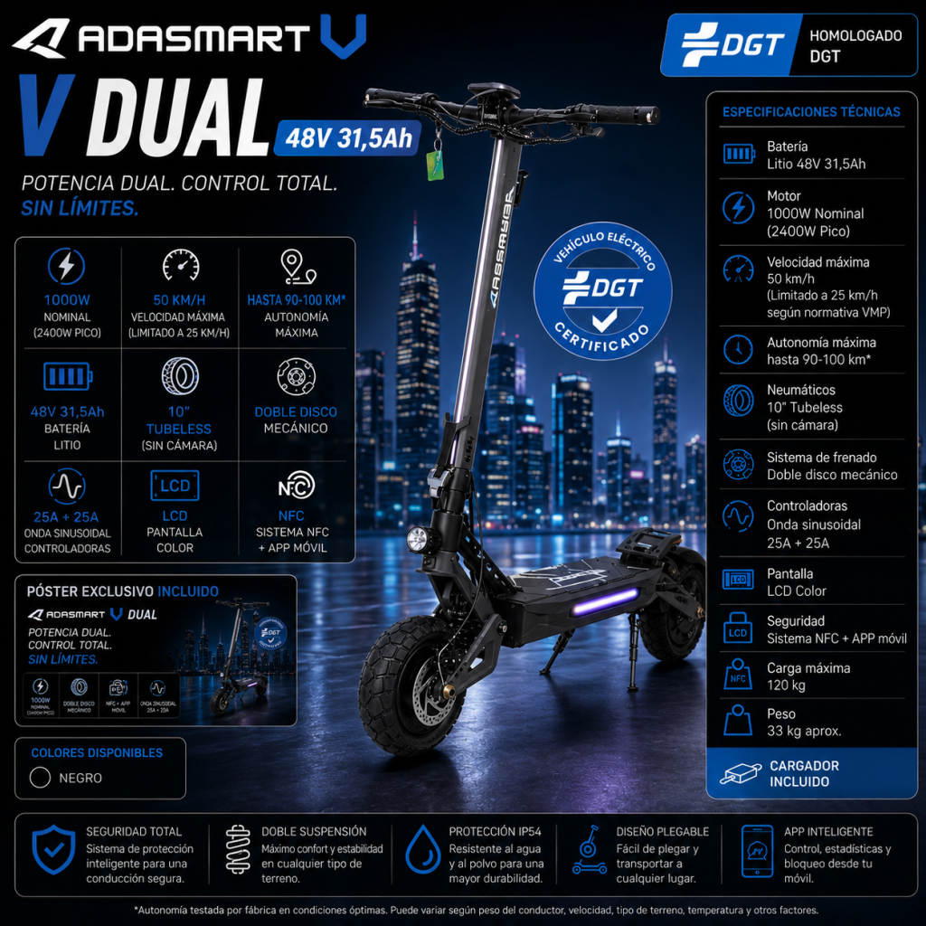 Adasmart V Dual 48v 31,5Ah