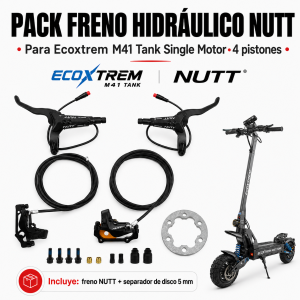 Pack frenos Nutt para Ecoxtrem M41 Tank [4 pistones]